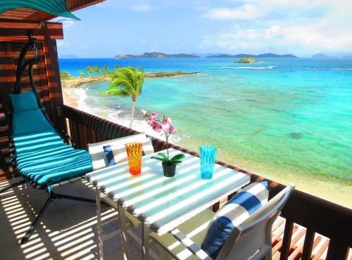 2BR Luxury Beachfront Duplex Villa on Sapphire Beach III in St. Thomas