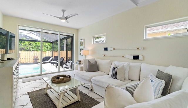 3 BR Beach Home With Heated Pool