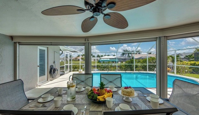 A spacious 3-bedroom retreat in sunny Cape Coral.