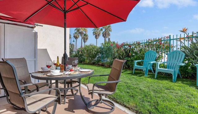 Beach Access in 14 Steps | Remodeled Condo with Private Patio in Carpinteria