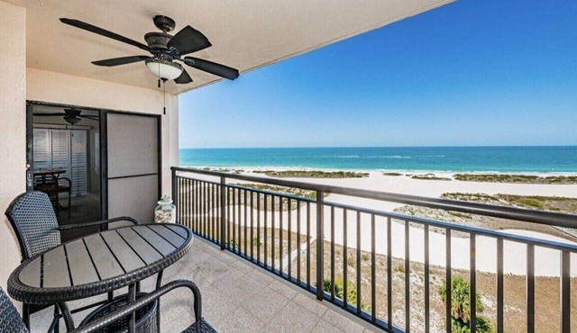 Beachfront condo on Sand Key with balconies facing both Beach & The Intracoastal