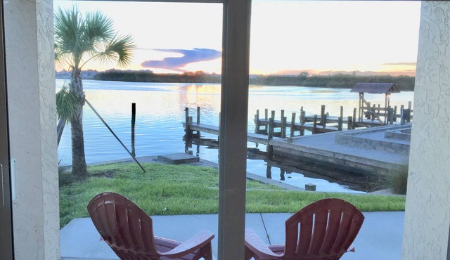 Beautiful 1st Floor Bayfront Condo right on Lemon Bay with Breathtaking Sunrises