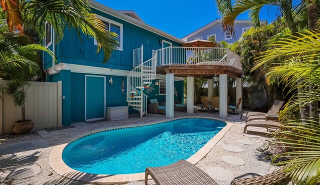 Bon Ami: North End AMI, Pool Home, Short Walk to Bean Point by Anna Maria Life Vacation Rentals