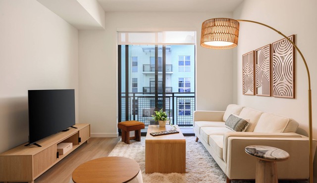 Brand New Edgewater 2BR w/Balcony | Pool + Gym | Sense28 by AvantStay