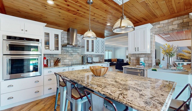 Bright & open home with private pool, fire pit , and private W/D
