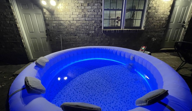 Charleston King Suite Hot Tub Foosball Fire Pit 2 in Ladson