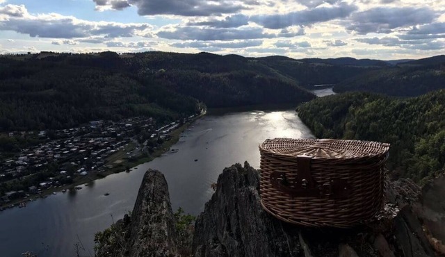 Drachenschwanz am Thuringian Sea in Drognitz