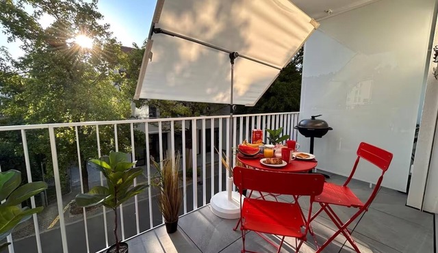 Grape place for 4 people, with washing machine, in the heart of Pully in Pully