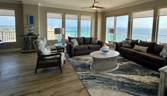 Gulf Front 3 Bedroom; Wrap Balcony w/spec Gulf Views; Newly renovated. in Panama City Beach