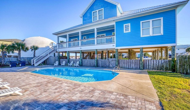 Gulf View Home | Sleeps 30 | Private Pool | Pet Friendly | Event Friendly in Pensacola Beach