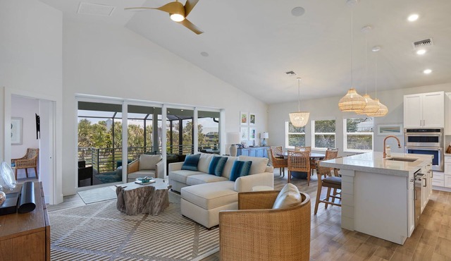 Heavenly Palms- New Construction Pool Home with 10 minute walk to the Beach!