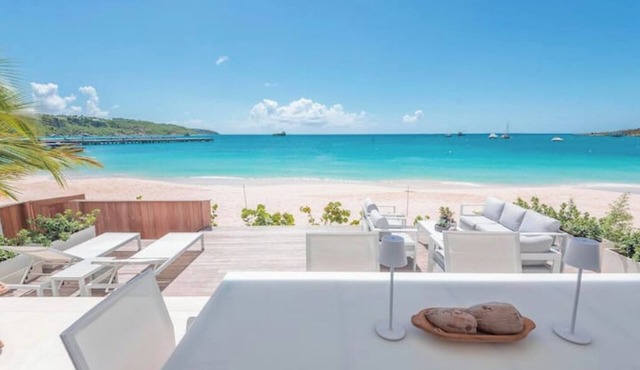 Luxury Beachfront Enclave Unit 1 in Sandy Ground