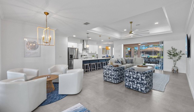 Luxury Villa on the Water – Private Heated Pool, Dock & Direct Gulf Access