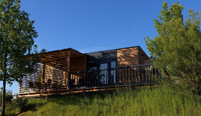 Modern eingerichtetes MobileHome im Vital Camp Bayerbach in Bayerbach
