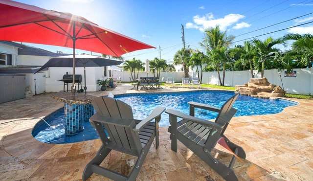 Oasis w/4 bedroom 4 bathroom Wilton Manors - Private Pool Near Wilton Drive in Wilton Manors
