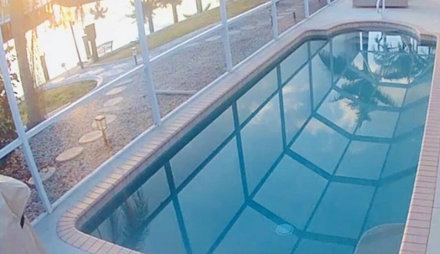 Paradise found at Dolphin Dream House! Enjoy sea life passing boats private pool