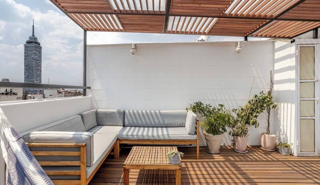 Penthouse in Centro Historico with 2 Bedroom/2 Bathroom & Private Terrace in Centro