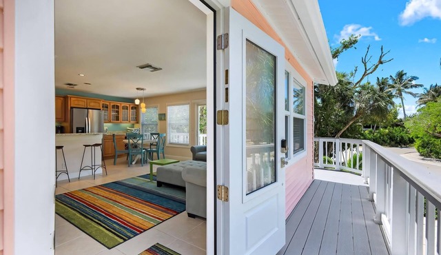Pink Shell | peaceful Sanibel home short walk to the beach!