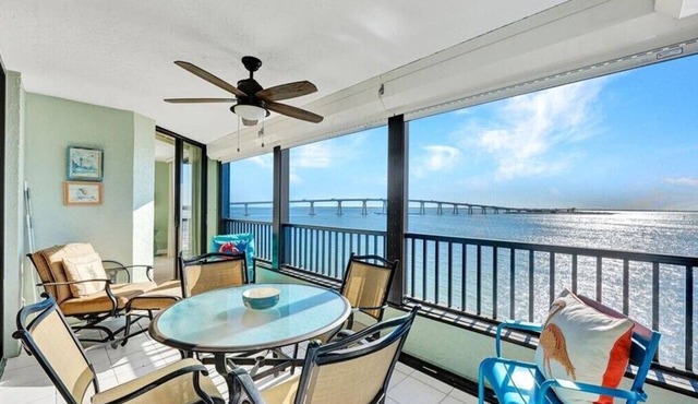 Punta Rassa 3-302: Breathtaking views from the lanai of this Two Bedroom Vacation Rental!