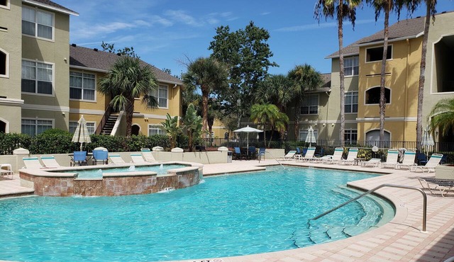 Relax by the pool/ground floor unit 10min drive from Clearwater beach!