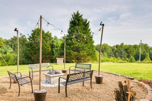 Relax Fireside! Home < 1 Mi to Tryon International in Mill Spring