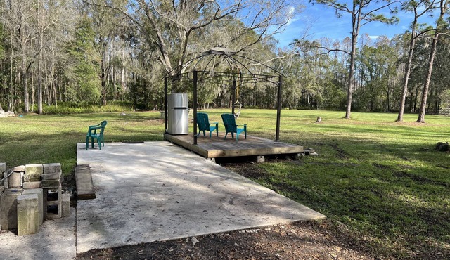 Rv spot in land o lakes on 3 acres rv is not included.