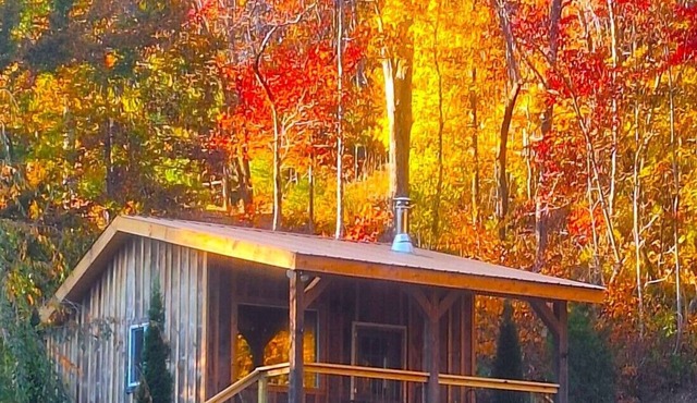 Secluded Mountain Cabin on Private Pond · Fireplace · Hiking Trails · WiFi in Marion