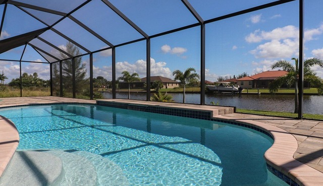 South Gulf Cove 3 Bedroom Canal Pool Home