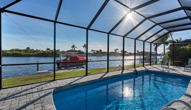South Gulf Cove 2 Bedroom Canal Pool Home