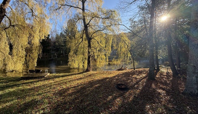 Spacious Riverfront Escape, Gorgeous Fall Colors, Dogs Welcome! in Beulah
