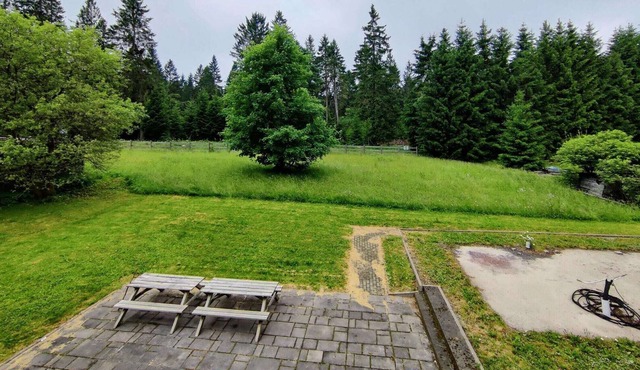 Spacious semi-detached house with wood stove located directly on the Rennsteig in Eisfeld