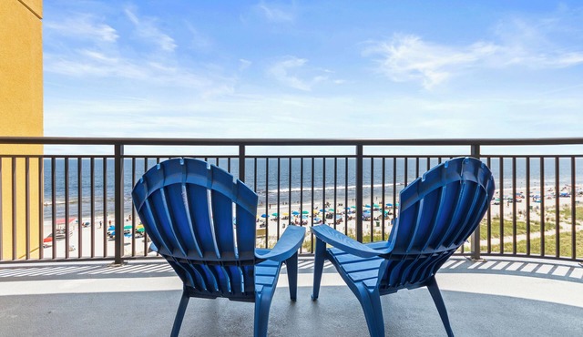 Spectacular VIP Corner Oceanfront @ Anderson Ocean, Wrap-Around Balcony 2B/2Ba in Myrtle Beach