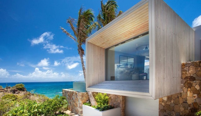 St Barts New Luxury Villa Roc E Mar, Fantastic Ocean View, Large Pool, Exclusive in TOINY
