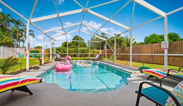 Sun Oasis | Game Room, Pool, Fire Pit | Near Beach