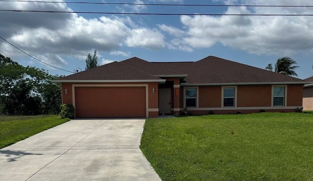 This is single family, an open floor plan home in a quiet neighborhood