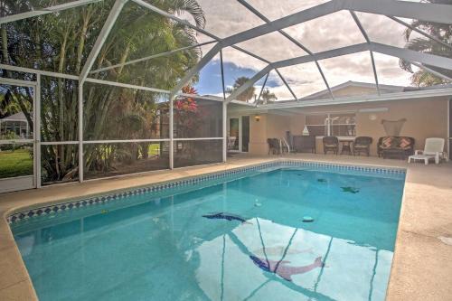 Tropical Cape Coral Home w/Private Dock on Canal!