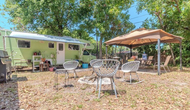 Urban Backyard RV Camping Experience in St. Petersburg, Florida in St. Petersburg