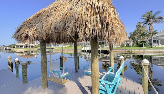 Villa Blue Lagoon - large pool & spa, dog friendly, new Tiki Hut