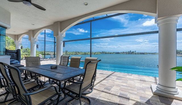 Waterfront Estate With Heated Infinity Pool