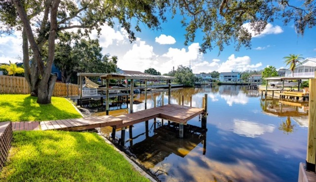 Waterfront Gulf Intercoastal Dockside Dream in Palm Harbor