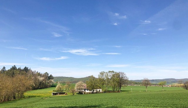 Weitblickidyll - Holiday apartment terrace in Deensen