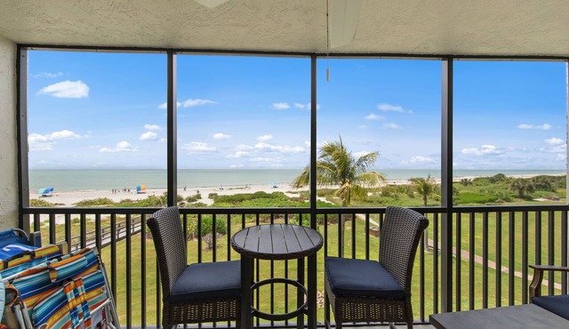 Welcome to Loggerhead Cay 503, a beachfront corner condo with two private lanais showcasing breathtaking sunrise and sunset views. Sleeps 6 with beach gear, heated pool, tennis, pickleball, in-unit washer/dryer, and direct beach access.