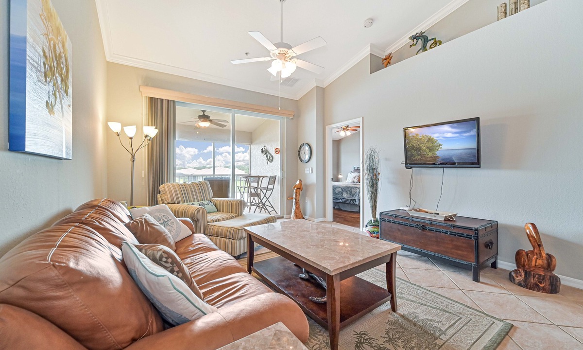 Estero Condo | Bella Terra - Top floor condo with Lake Views!