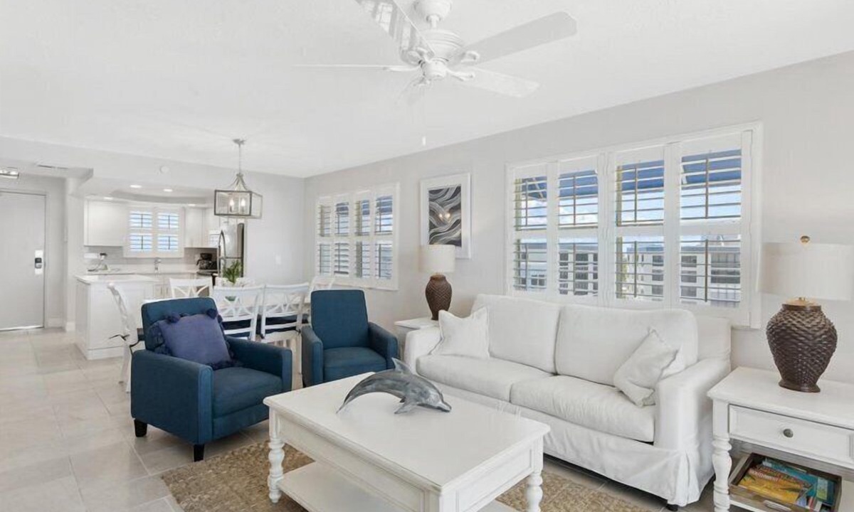 Fort Myers Beach Condo | Estero Island Beach Villa 601 | Gulf views, Balcony, Oceanfront Pool and Beach A