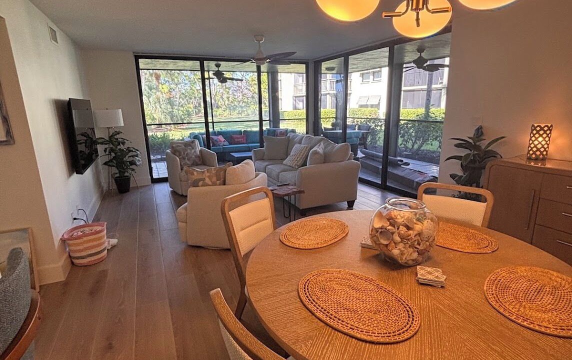 Bonita Bay Condo | Beach access, newly renovated living room and bedrooms, and all new furniture.