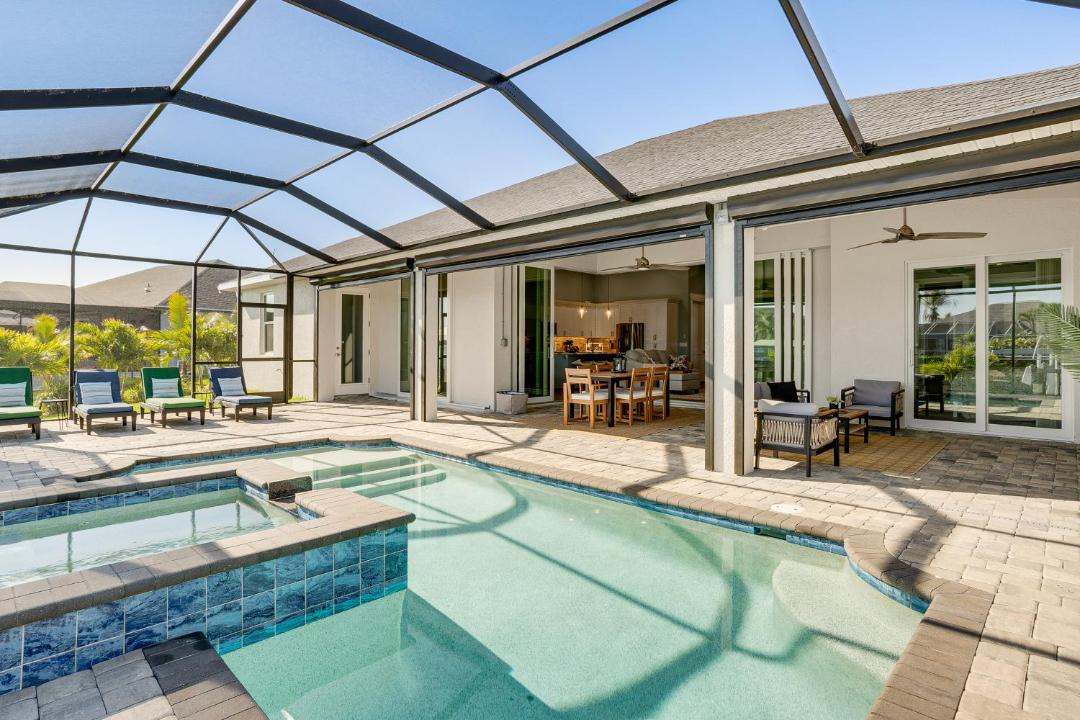 South Gulf Cove House | Luxury Waterfront Escape w/Pool in Port Charlotte