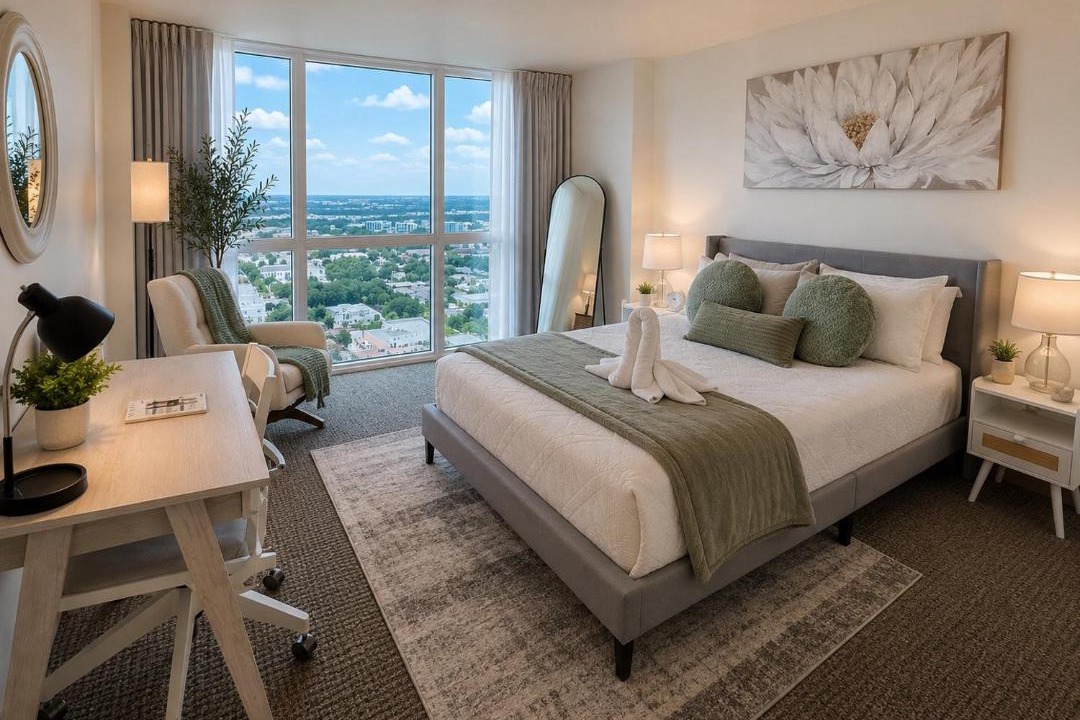 Fort Myers River District Apartment | Luxury Skyline Views Pool Walk to Dining