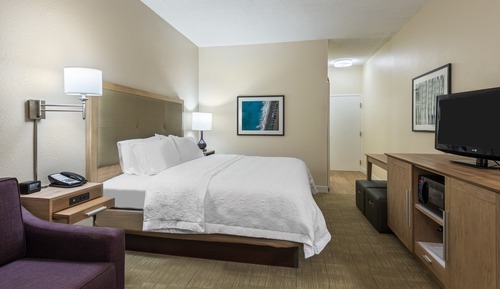 Studio, 1 King Bed, Refrigerator & Microwave
