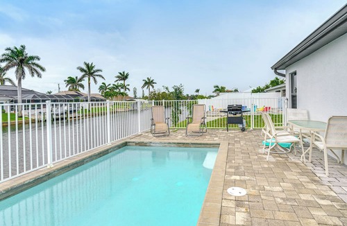 Pelican Apartment | Canal-front Gem w/Heated Pool in Cape Coral
