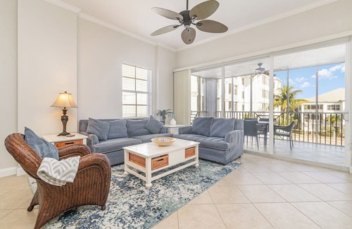 Bonita Shores Condo | RELAX and ENJOY the huge Resort Pool with waterfalls #9301